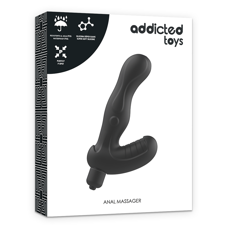 Addicted Toys Estimulador Anal Prostata Silicona P-Spot Vibe 5