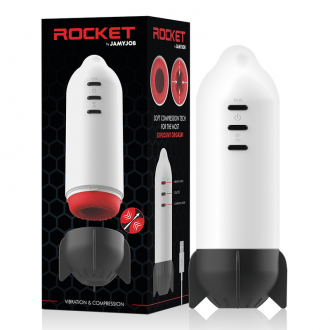 Jamyjob Rocket Masturbador Tecnología Soft Compression y Vibracion
