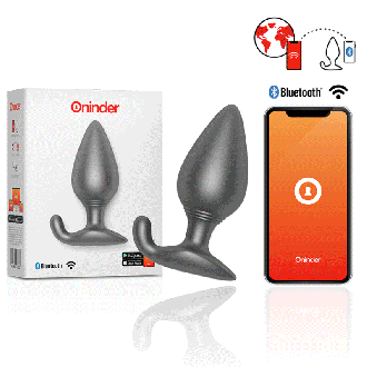 Oninder Plug Anal Vibrador Negro - Free App