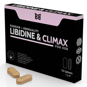 Blackbull By Spartan - Libidine & Climax Aumento Líbido para Mujer 10 Cápsulas