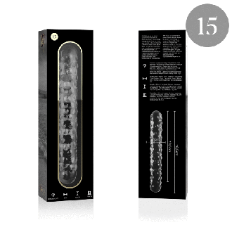 Nebula Series By Ibiza? - Modelo 15 Dildo Cristal Borosilicato 18.5 X 3 cm Transparente