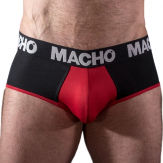 Macho - Ms26n Slip Negro/Rojo L