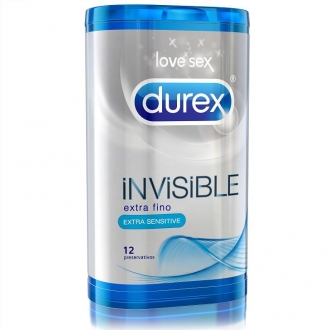 Preservativo Durex Invisible Extra Fino 12 Unidades