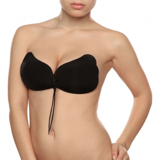 Byebra Lace-It Realzador Push-Up Cup A Negro