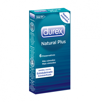 Preservativos Durex Natural Plus 6 Unidades