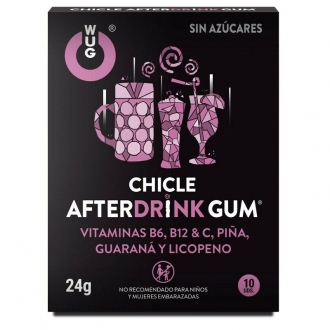 Wug Gum Chicle After Drink 10 Uds