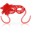 Ohmama Masks Antifaz con Encajes y Flor - Rojo