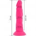 Imagen Miniatura Diversia Dildo Flexible con Vibracion 23 cm - Pink 8