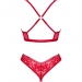 Imagen Miniatura Obsessive - Lacelove Set Dos Piezas Cupless Rojo Xs/S 6