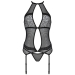 Imagen Miniatura Passion - Satara Corset Erotic Line Negro L/XL 4