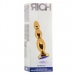 Imagen Miniatura Rich R3 Gold Plug Metal Anal Saphire 12cm 3