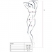 Imagen Miniatura Passion Woman Bs030 Bodystocking Blanco Talla Unica 2