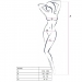 Imagen Miniatura Passion Woman Bs045 Bodystocking Blanco Talla Unica 2