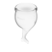 Imagen Miniatura Satisfyer Feel Secure Kit Copa Menstrual Transparente 15+20ml 2