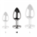 Imagen Miniatura Coquette Plug Anal de Metal Talla M Cristal Clear 3.5 X 8cm 8