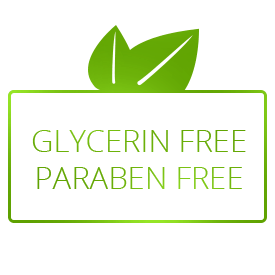 Glycerin free paraben free